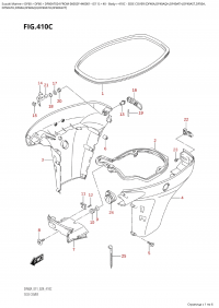 410C  -  Side  Cover  (Df40A,Df40Aqh,Df40Ath,Df40Ast,Df50A, (410C -   (Df40A, Df40Aqh, Df40Ath, Df40Ast, Df50A,)