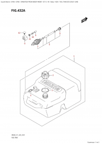 432A - Fuel Tank (E01,E34,E11,E40) (432A -   (E01, E34, E11, E40))