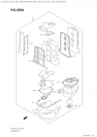 585A - Opt:gasket Set (585A - :  )