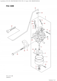 128B - Carburetor (Df6:K3) (128B -  (Df6: K3))