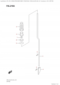 210A  -  Shift  Rod (210A -  )