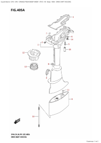 405A - Drive Shaft Housing (405A -   )