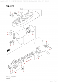 407A - Gear Case (407A -   )