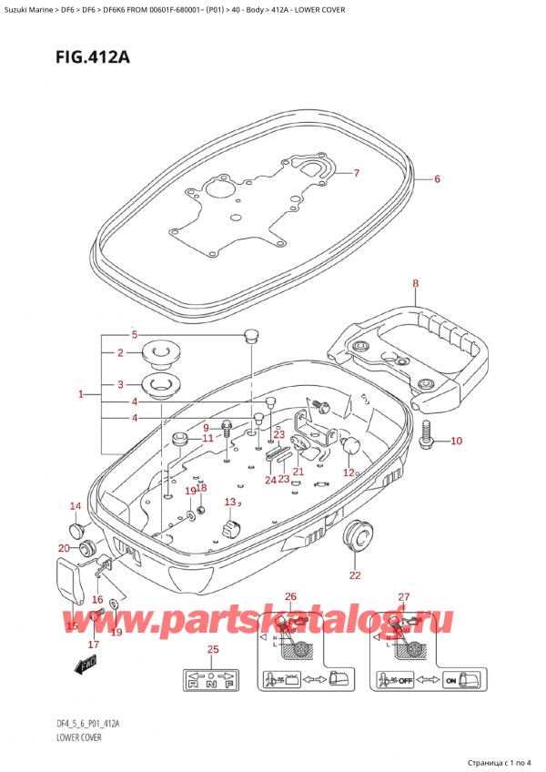 ,   , SUZUKI Suzuki DF6K6 FROM 00601F-680001~ (P01) - 2006  2006 ,   