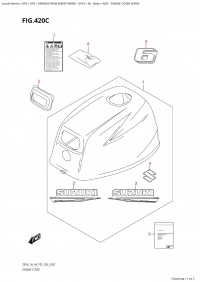 420C - Engine Cover (Df6A) (420C -   () (Df6A))