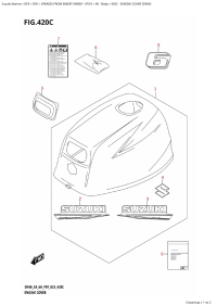 420C - Engine Cover (Df6A) (420C -   () (Df6A))