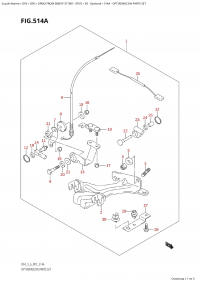 514A - Opt:remocon Parts Set (514A - :   )