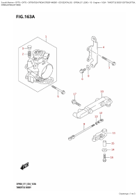 163A  -  Throttle  Body (Df70A,Df75A, (163A -   (Df70A, Df75A,)