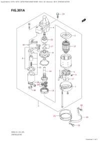 301A - Starting Motor (301A -  )