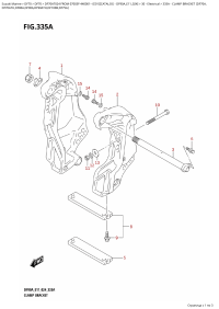 335A  -  Clamp  Bracket (Df70A, (335A -   (Df70A,)