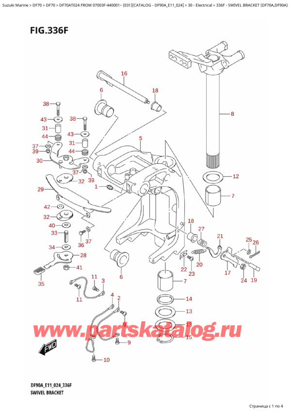  ,   , Suzuki DF70A TL / TX FROM 07003F-440001~ (E01 024),   (Df70A, Df90A)