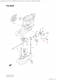 405A - Drive Shaft Housing (405A -   )