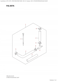 507A - Opt:water Pressure Gauge Sub Kit (507A - :     )