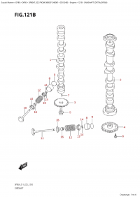 121B - Camshaft (Df75A,Df80A) (121B -   (Df75A, Df80A))