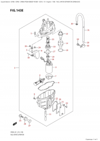 143E - Fuel Vapor Separator (Df80A:e01) (143E -    (Df80A: e01))