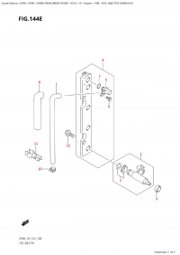 144E - Fuel Injector (Df80A:e01) (144E -   (Df80A: e01))