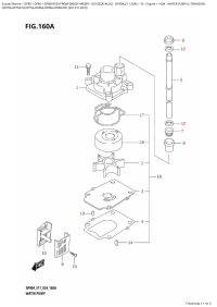 160A  -  Water  Pump (L-Transom: (160A -   (L-Transom:)