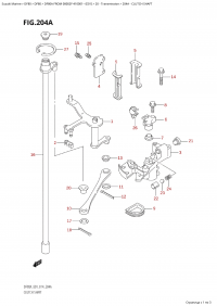 204A - Clutch Shaft (204A -  )