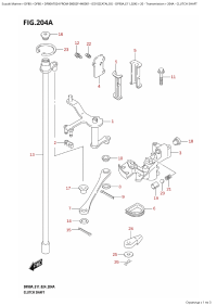 204A  -  Clutch  Shaft (204A -  )