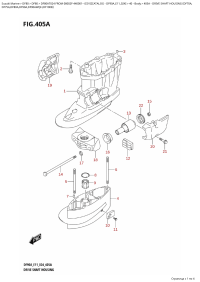 405A  -  Drive  Shaft  Housing (Df70A, (405A -    (Df70A,)