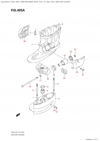 405A - Drive Shaft Housing (405A -   )