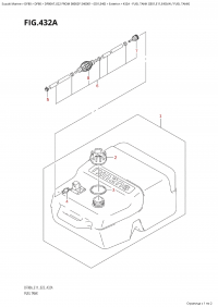 432A - Fuel Tank ((E01,E11,E40):W  /  Fuel  Tank) (432A -   ( (E01, E11, E40) : W /  ))