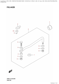 442B  -  Drag  Link  (Df70A,Df80A,Df90A, (442B -   (Df70A, Df80A, Df90A,)