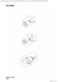 460A - Meter (Df70A,Df80A,Df90A,Df100B) (460A -  (Df70A, Df80A, Df90A, Df100B))