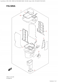 585A - Opt:gasket Set (585A - :  )