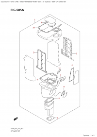 585A - Opt:gasket Set (585A - :  )