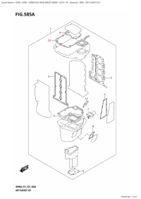 585A - Opt:gasket Set (585A - :  )