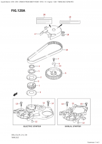 120A - Timing Belt (Df8A:p01) (120A -   (Df8A: p01))