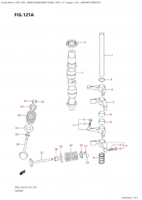 121A - Camshaft (Df8A:p01) (121A -   (Df8A: p01))