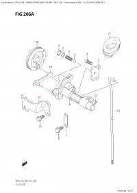 206A - Clutch Rod (Df8A:p01) (206A -   (Df8A: p01))