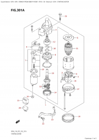 301A - Starting Motor (301A -  )