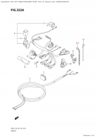 322A - Harness (Df8A:p01) (322A -   (Df8A: p01))