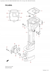 405A - Drive Shaft Housing (405A -   )