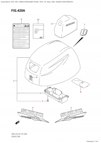 420A - Engine Cover (Df8A:p01) (420A -   () (Df8A: p01))