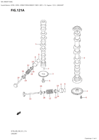 121A - Camshaft (121A -  )