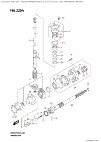 220A - Transmission (L-Transom) (220A -  (L-Transom))