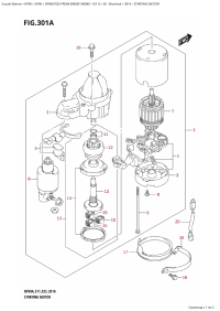 301A - Starting Motor (301A -  )