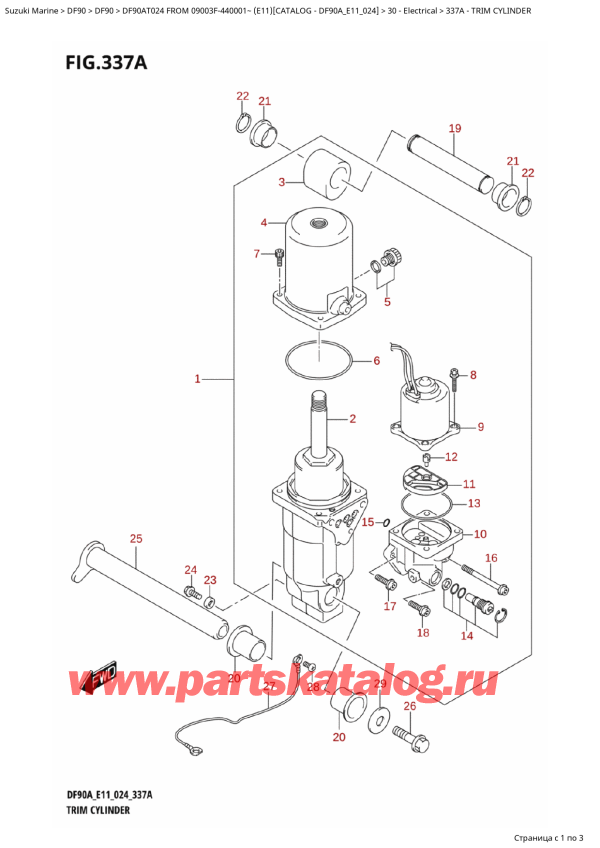   ,   , SUZUKI DF90A TL / TX FROM 09003F-440001~  (E11 024),  