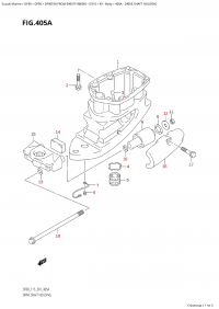 405A - Drive Shaft Housing (405A -   )