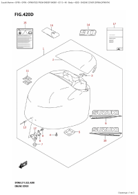 420D - Engine Cover (Df90A,Df90Ath) (420D -   () (Df90A, Df90Ath))