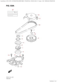 120A - Timing Belt (Df8A,Df9.9A) (120A -   (Df8A, Df9.9A))