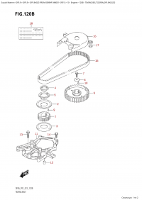 120B - Timing Belt ((Df8A,Df9.9A):023) (120B -   ( (Df8A, Df9.9A) : 023))