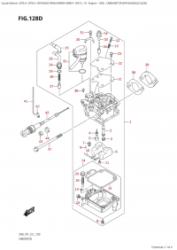 128D - Carburetor (Df9.9A:(020,021,022)) (128D -  (Df9.9A: (020, 021, 022) ))