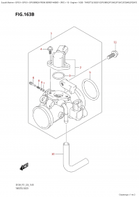 163B - Throttle  Body  (Df9.9Br,Df15Ar,Df15At,Df20Ar,Df20At) (163B -   (Df9.9Br, Df15Ar, Df15At, Df20Ar, Df20At))