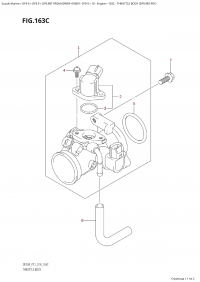 163C - Throttle Body (Df9.9Bt:p01) (163C -   (Df9.9Bt: p01))