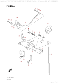 206A - Clutch Rod  (Df8A,Df9.9A) (206A -   (Df8A, Df9.9A))